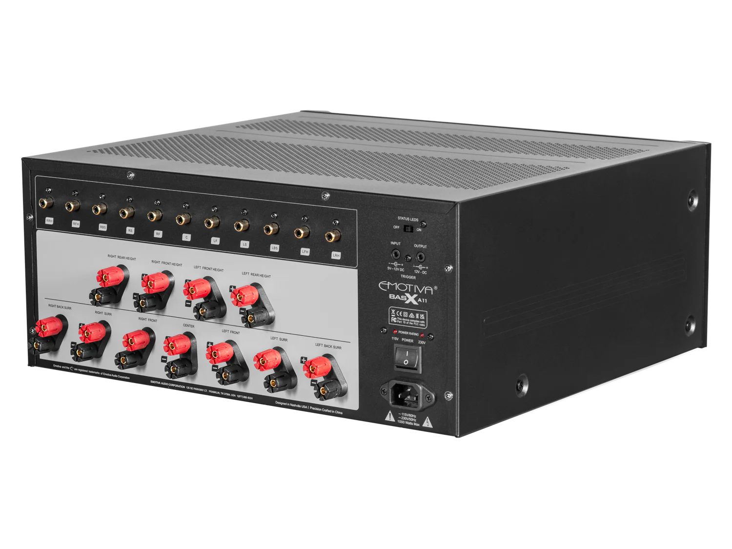 Factory Renewed BasX A11 Eleven-Channel Power Amplifier - Image 4