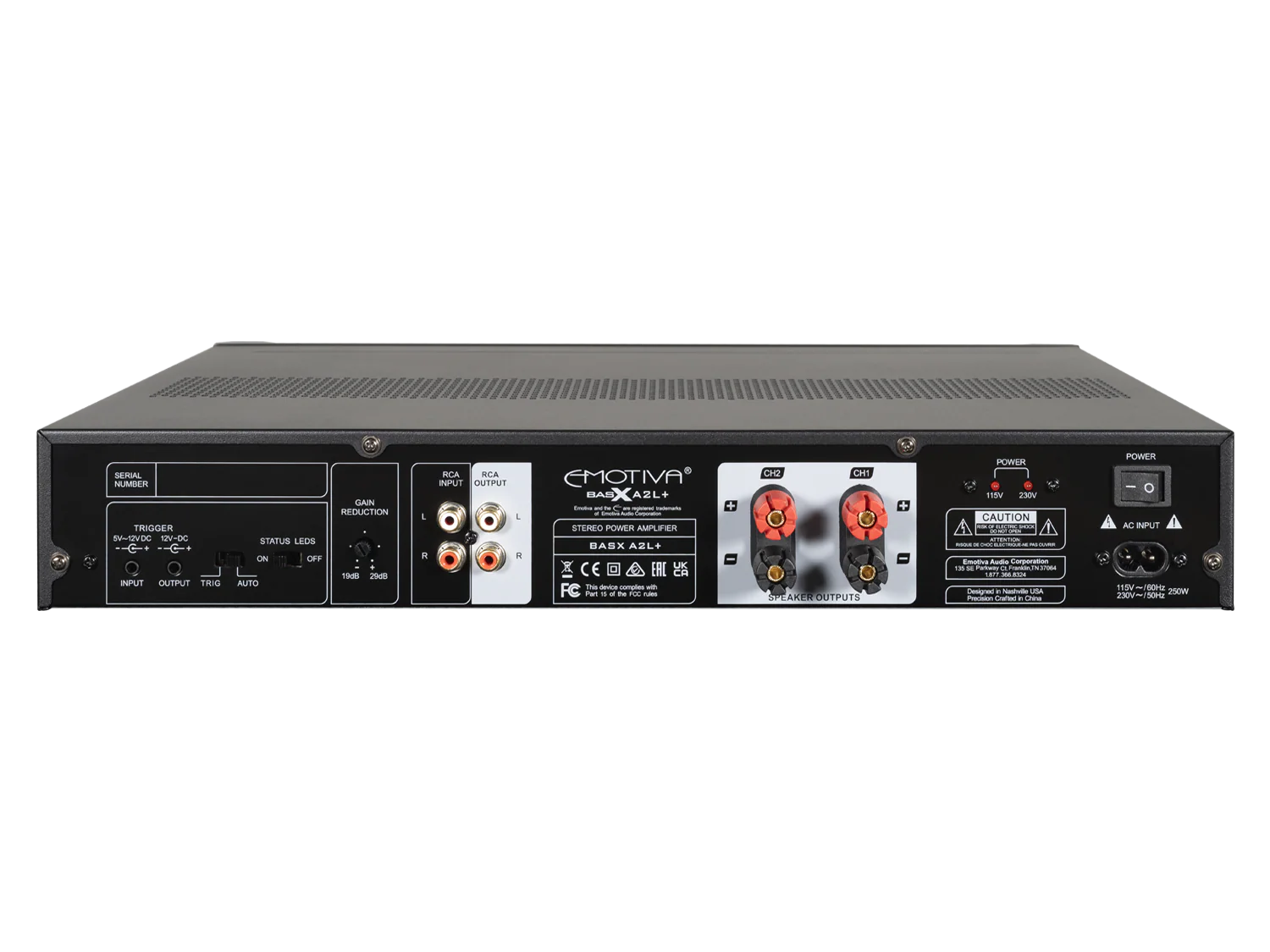 Factory Renewed BasX A2L+ Stereo Amplifier - Image 3