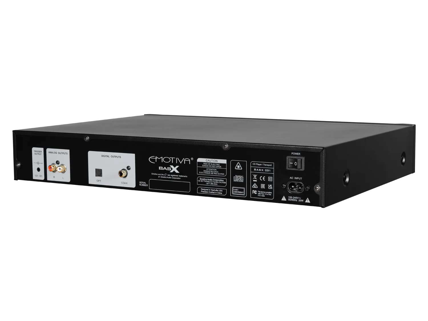 Factory Renewed BasX CD1 CD Player & Transport - Image 5