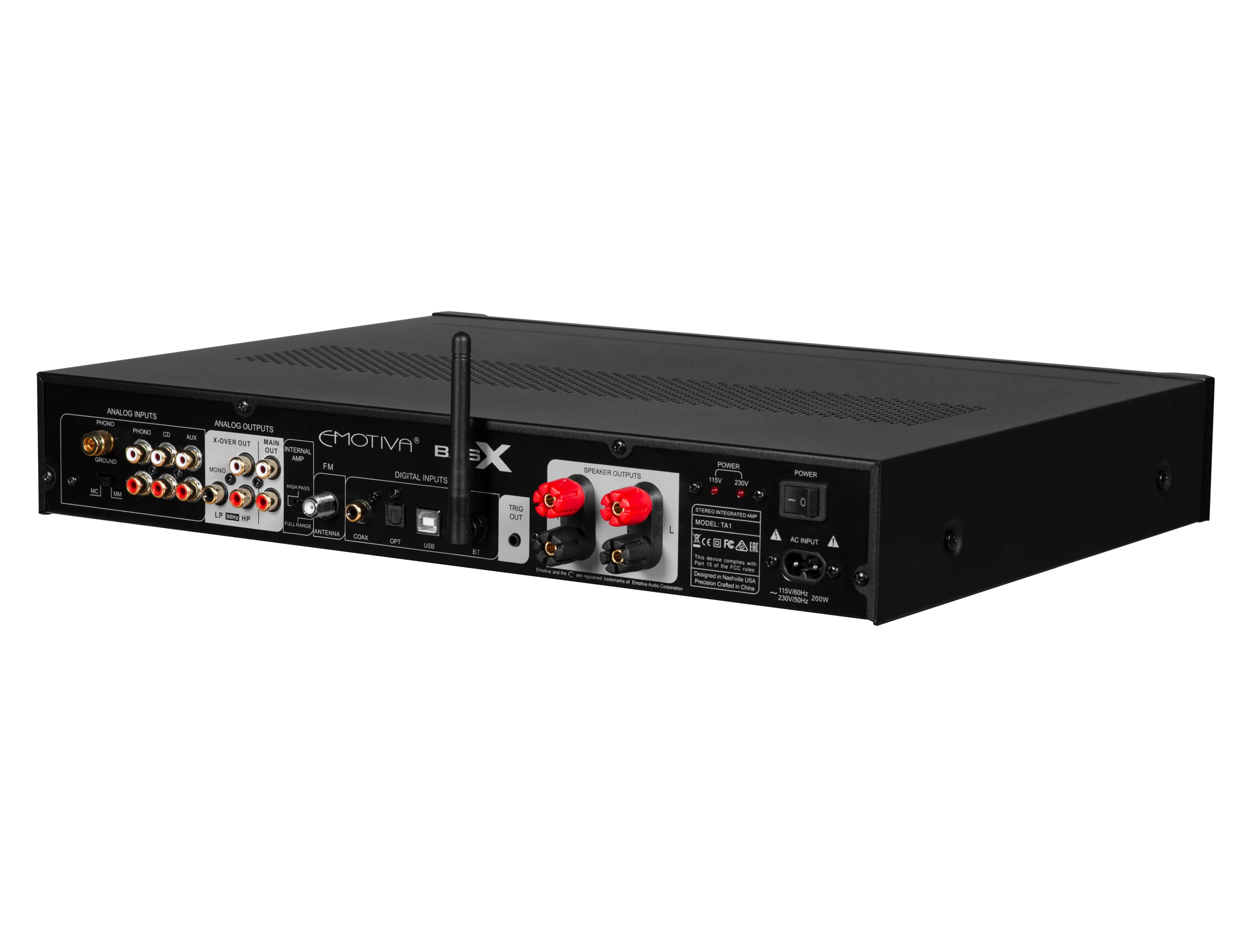 Factory Renewed BasX TA1 Stereo Preamp/DAC/Tuner With Integrated Amplifier - Image 4
