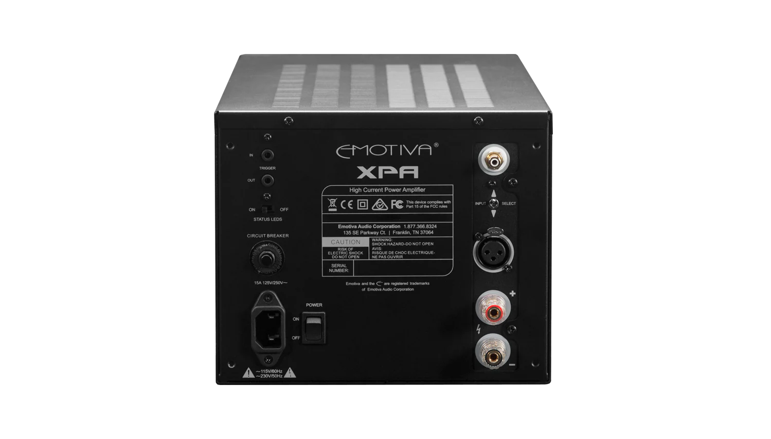 Factory Renewed XPA HC-1 High Current Monoblock Amplifier - Image 4
